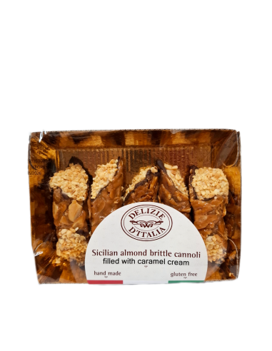 Gluten-free Salted Caramel Cannoli