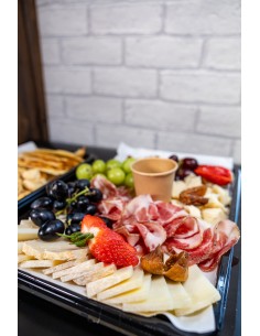 Cured meat and cheese board