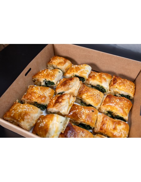 Spinach and taleggio cheese pastry