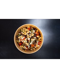 Roasted vegetables and fregola salad