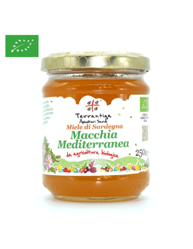 Organic Mediterranean Wildflower Honey 250g